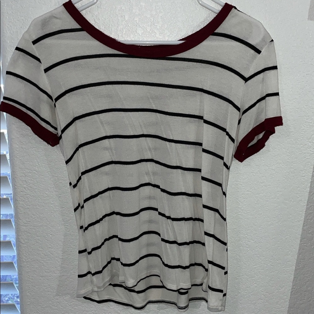 Loose fitted striped tee